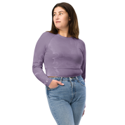 Awaken - Lavender Long Sleeve Crop Top