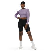 Awaken - Lavender Long Sleeve Crop Top