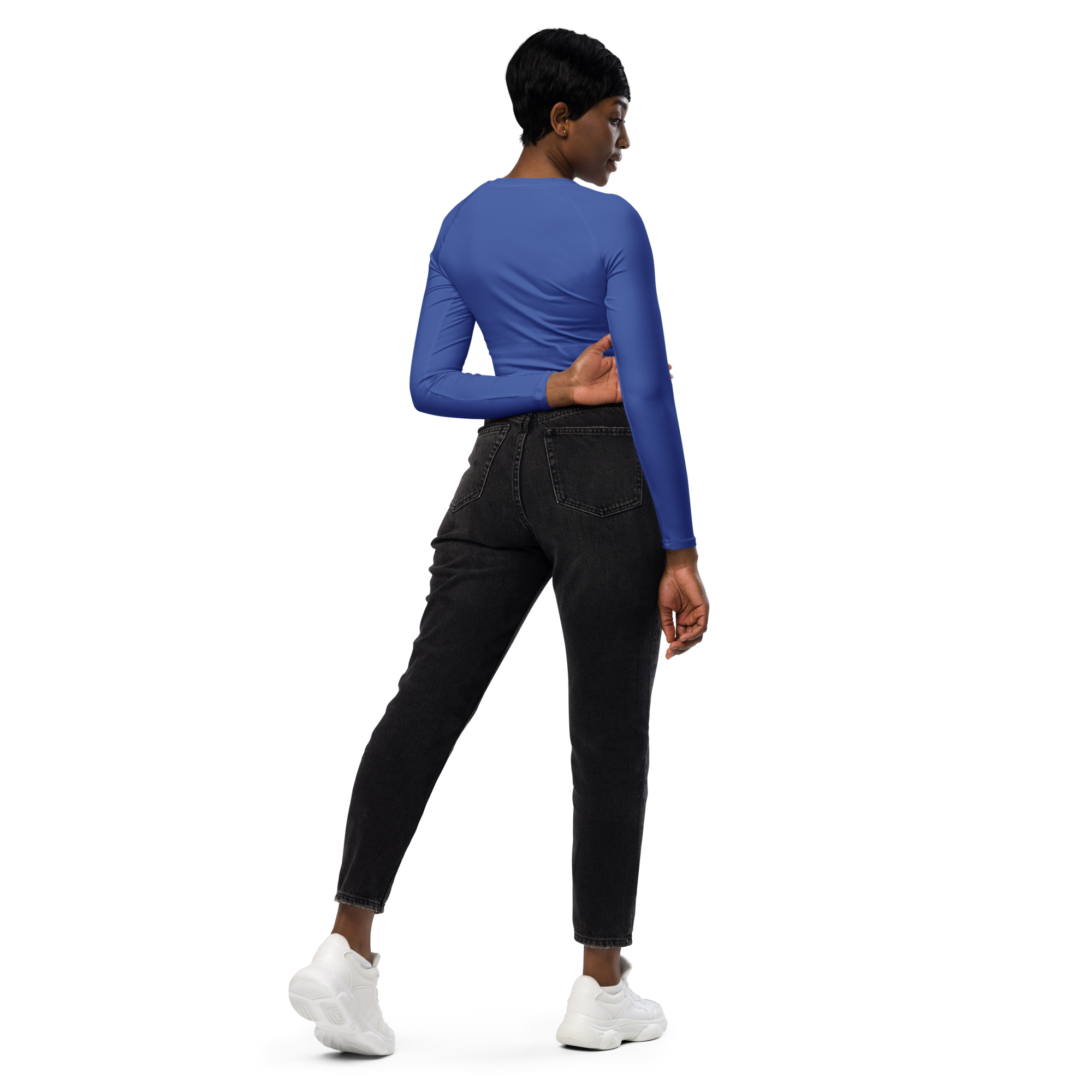 Basics - Marine Blue Long Sleeve Top