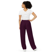 Basics - Eggplant Wide Leg Pants