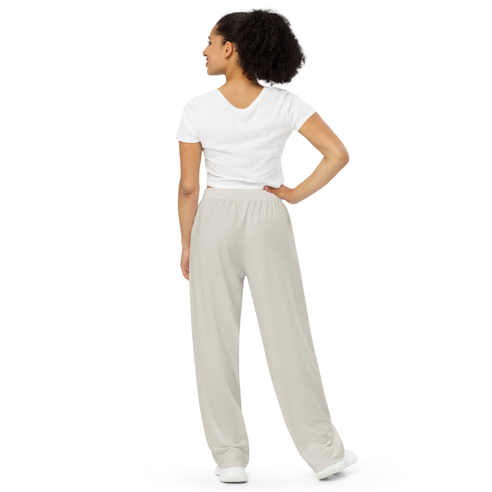 Basics - Bone Wide Leg Pants