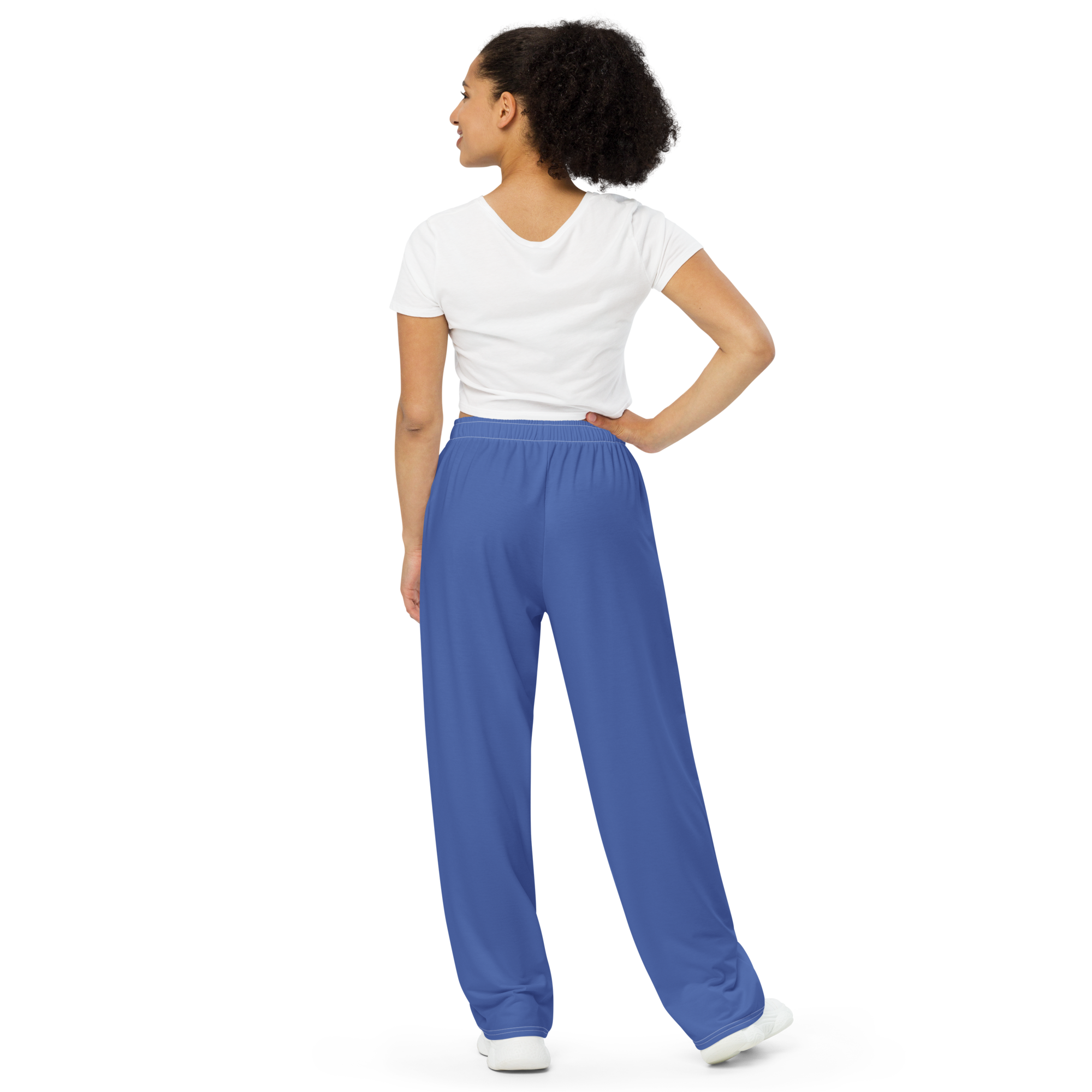 Basics - Marine Blue Wide Leg Pants