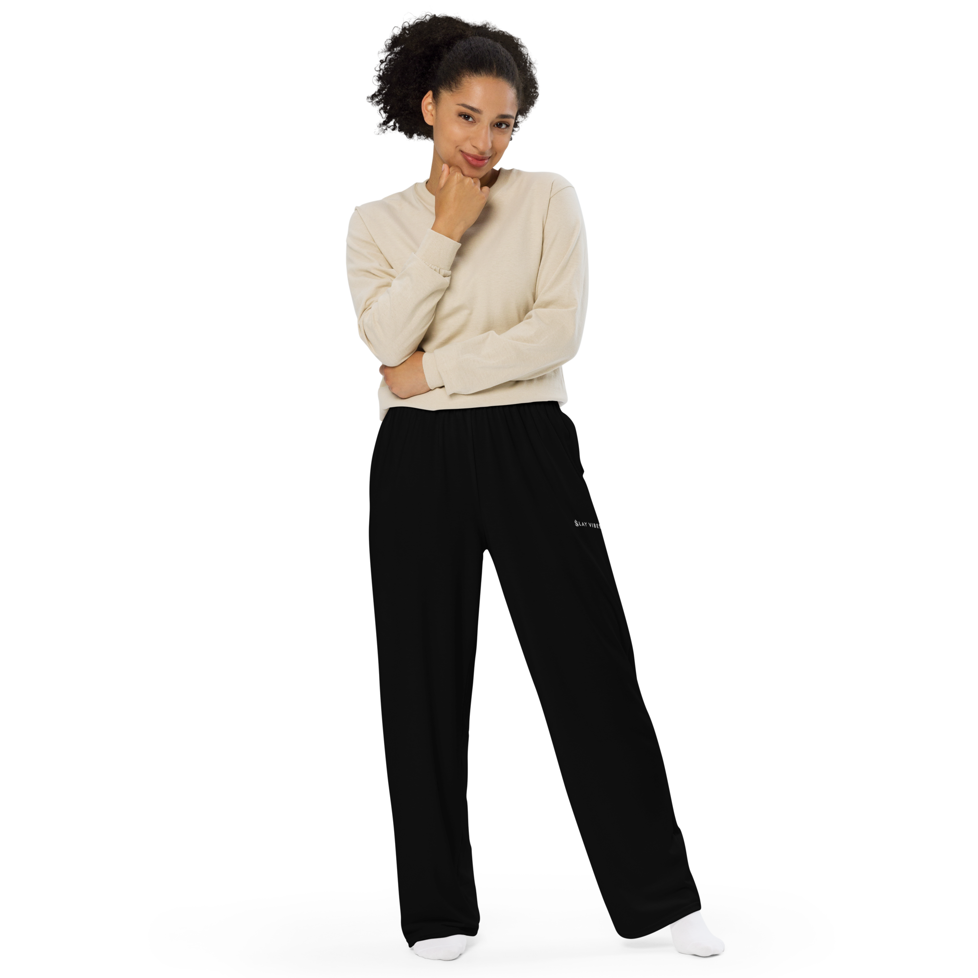 Basics - Black Wide Leg Pants