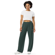 Basics - Green Wide Leg Pants