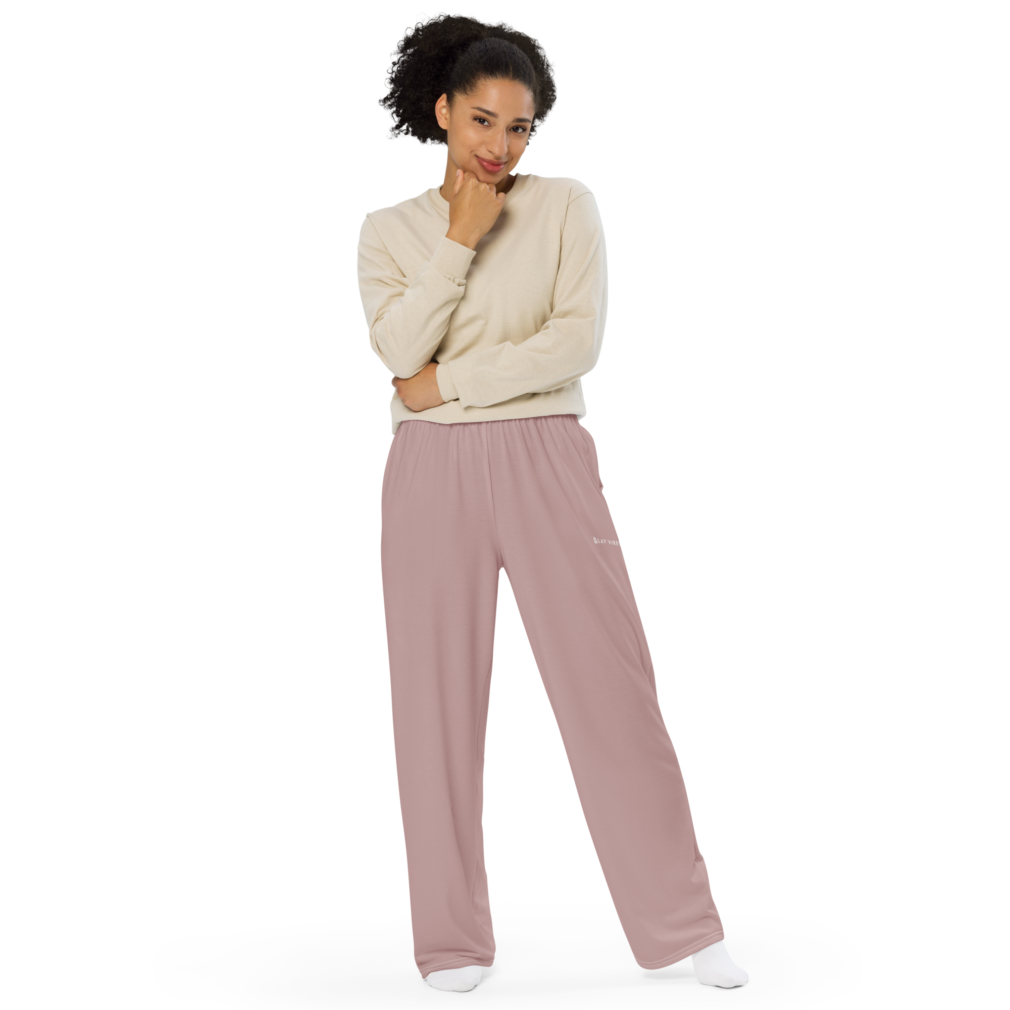 Basics - Rose Wide Leg Pants