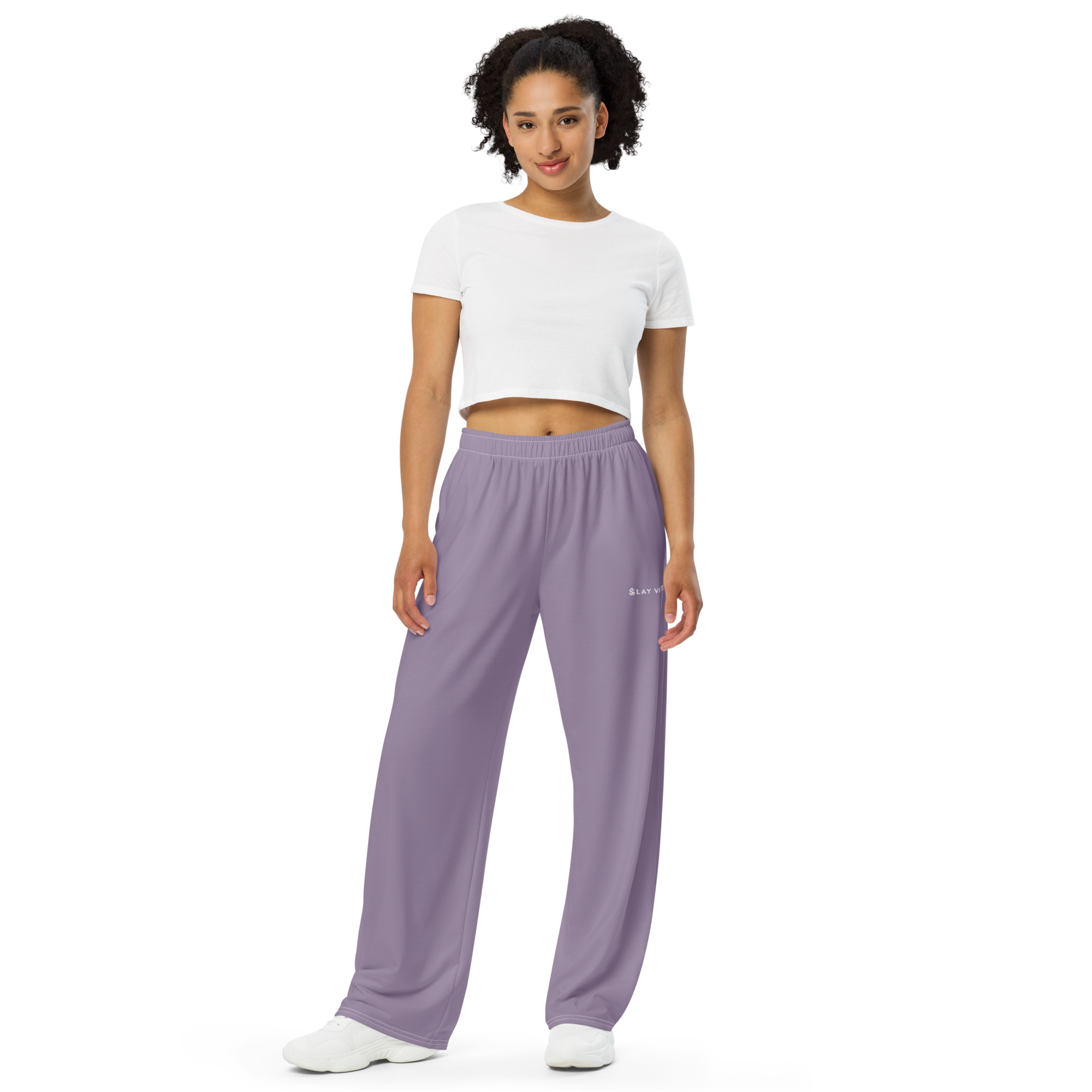 Basics - Lavender Wide Leg Pants