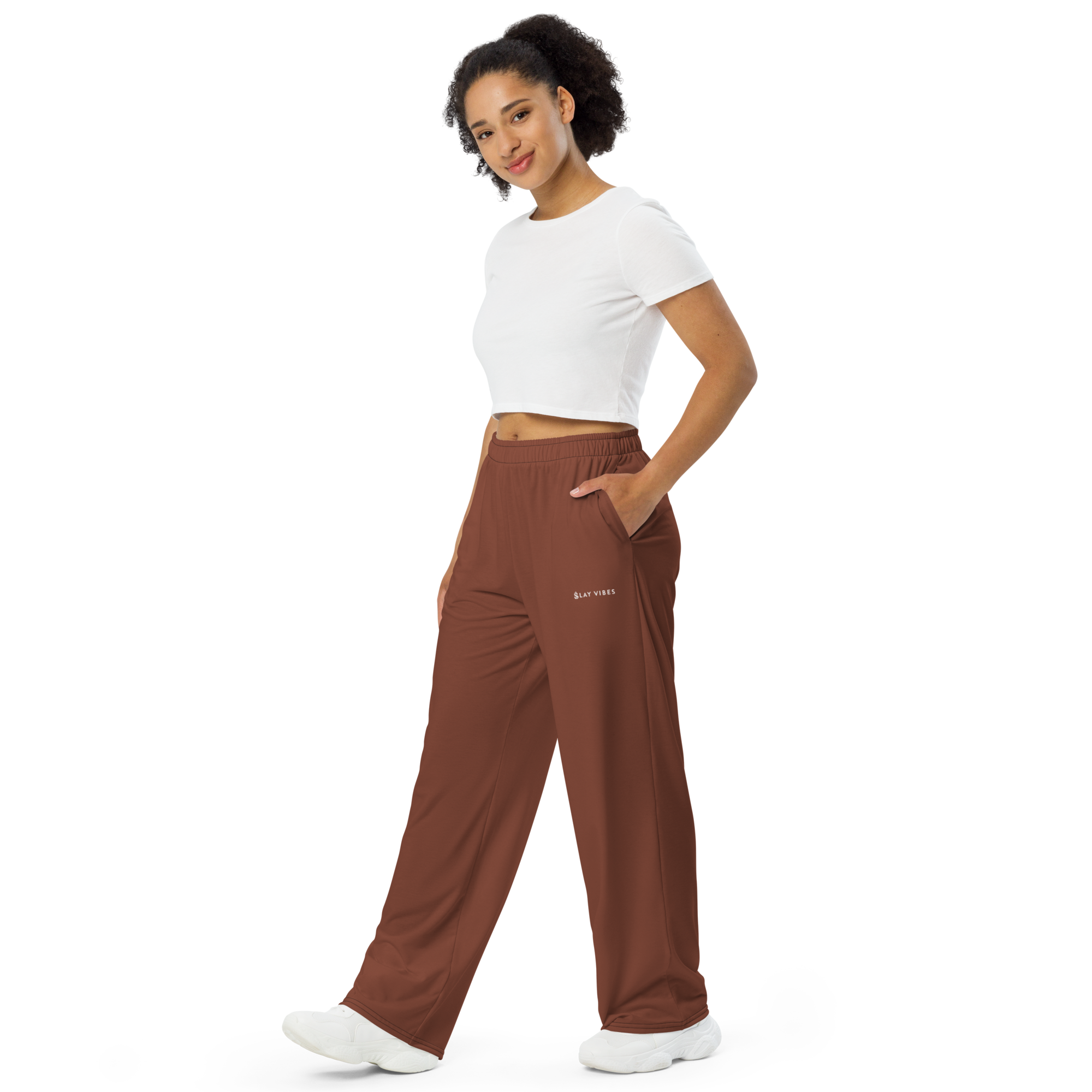 Basics - Terracotta Wide Leg Pants