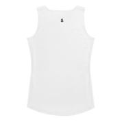 Basics - Whtie Tank Top w/White Stitch