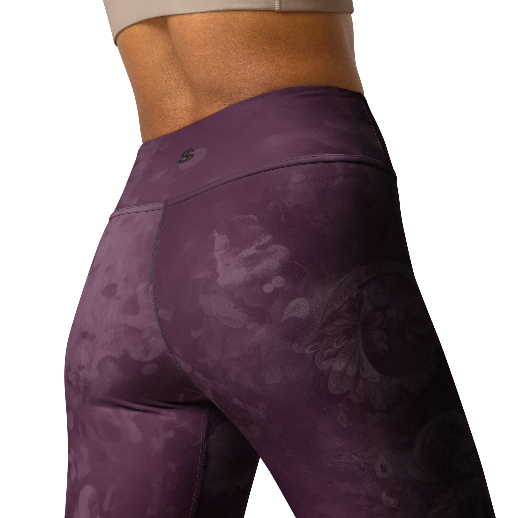 Believe - Eggplant High-Waist Leggings