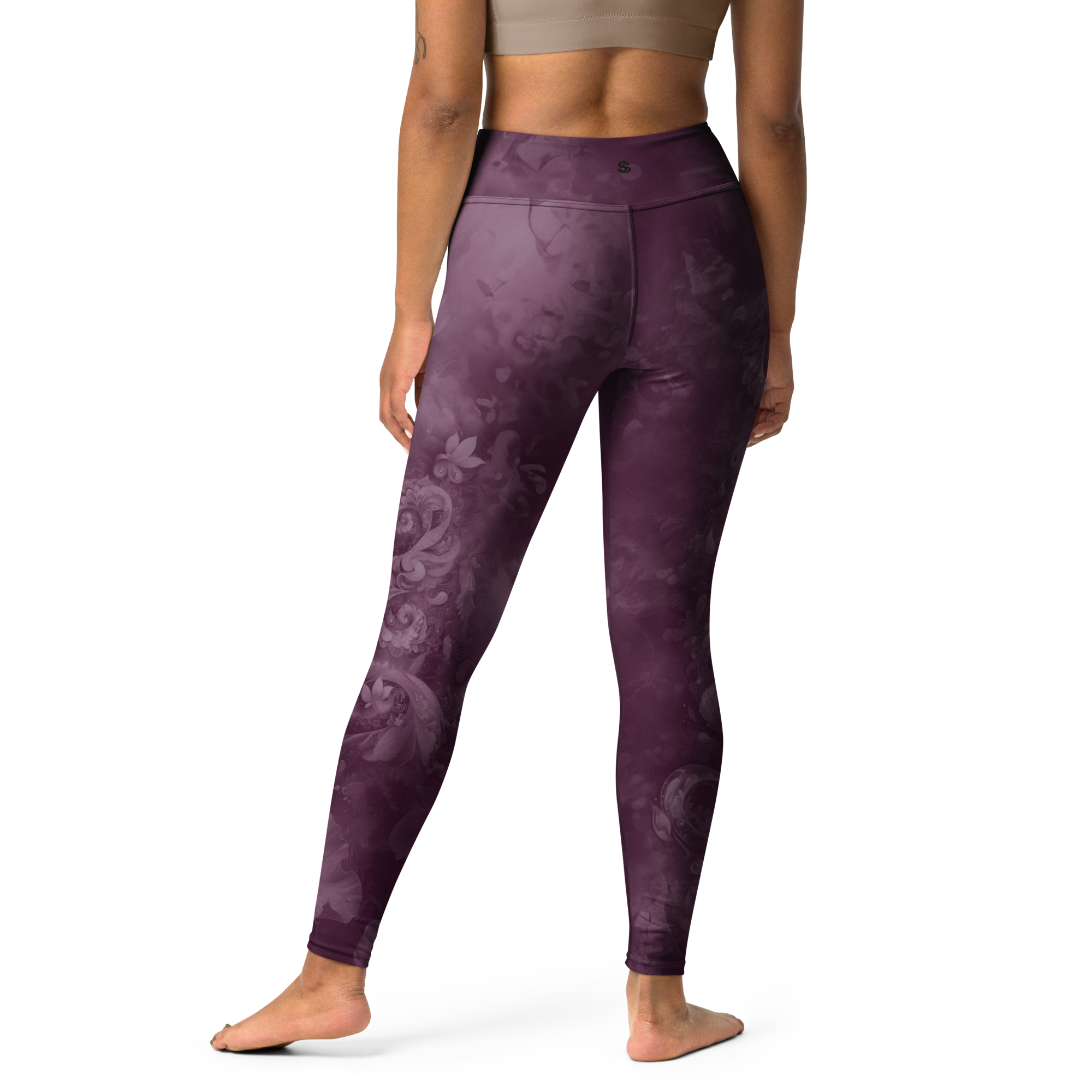 Believe - Eggplant High-Waist Leggings