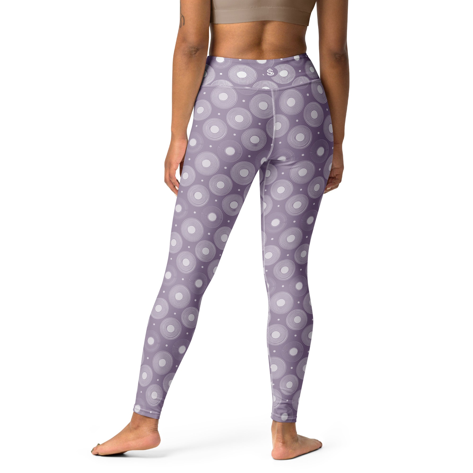 Infinite Circle - Lavender High-Waist Leggings