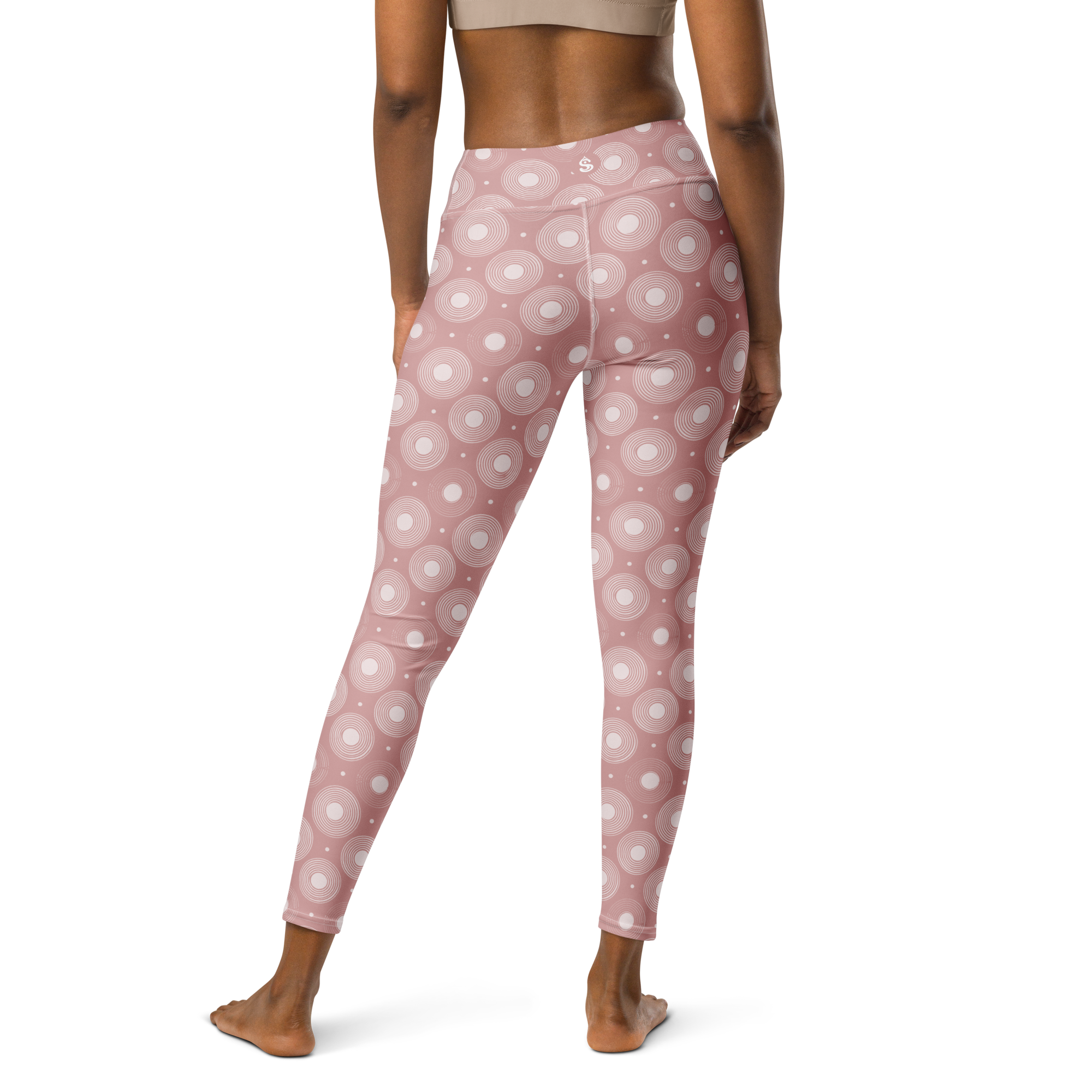 Infinite Circle - Rose High-Waist Leggings