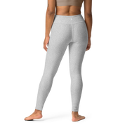 Heather Light Grey High-Waist Leggings