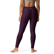 Basics - Eggplant High-Waist Leggings