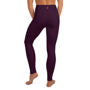 Basics - Eggplant High-Waist Leggings