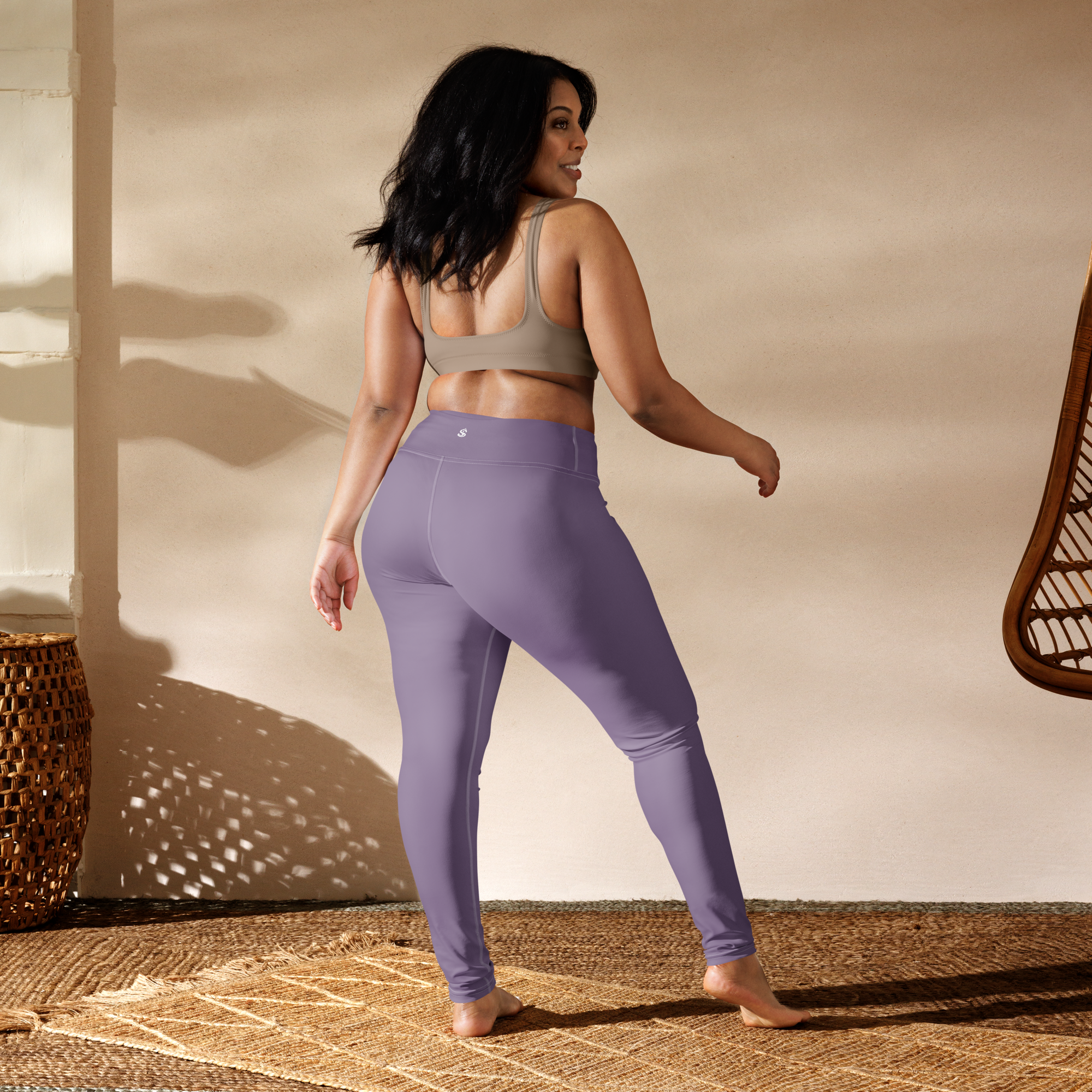 Basics - Lavender High-Waist Leggings