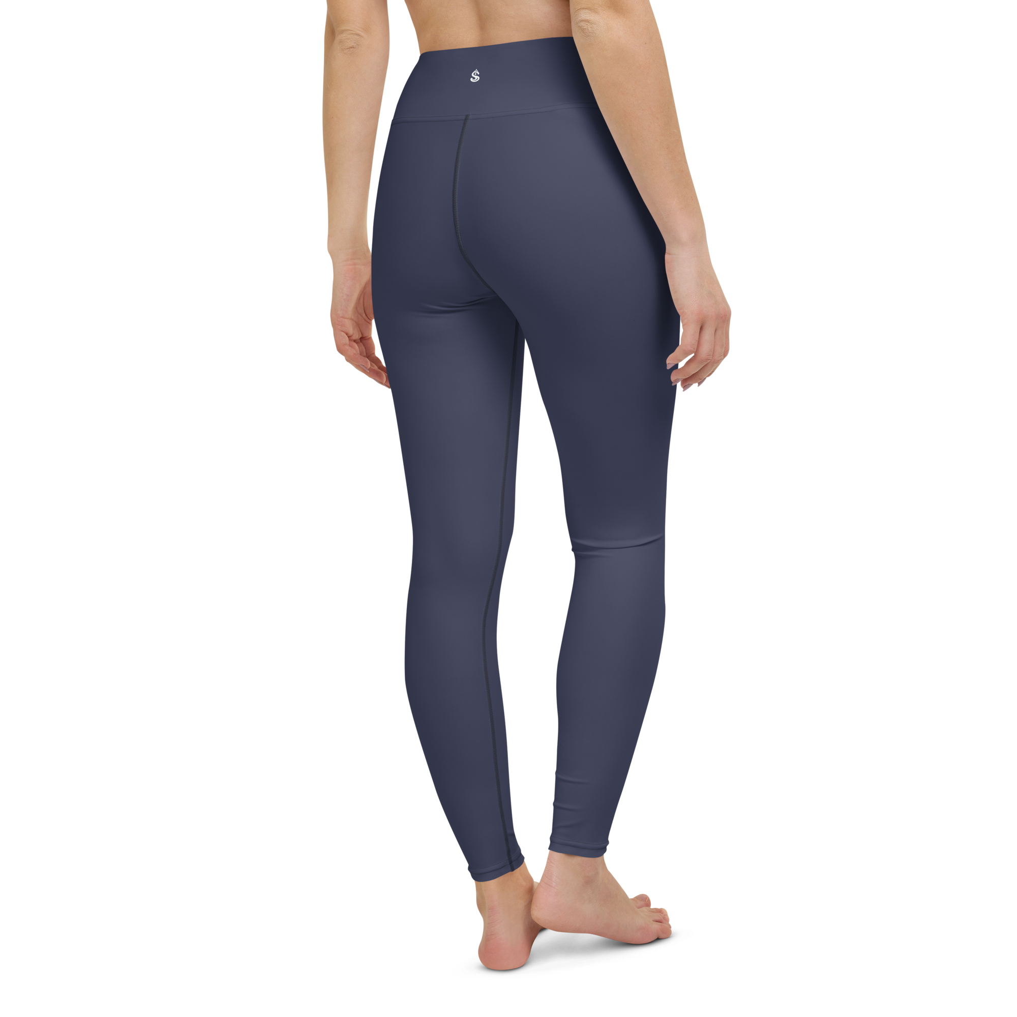 Basics - Navy High-Waist Leggings