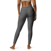 Heather Dark Grey High-Waist Leggings