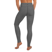 Heather Dark Grey High-Waist Leggings