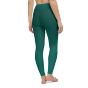 Green Faded High-Waist Leggings