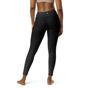 Black Faded High-Waist Leggings