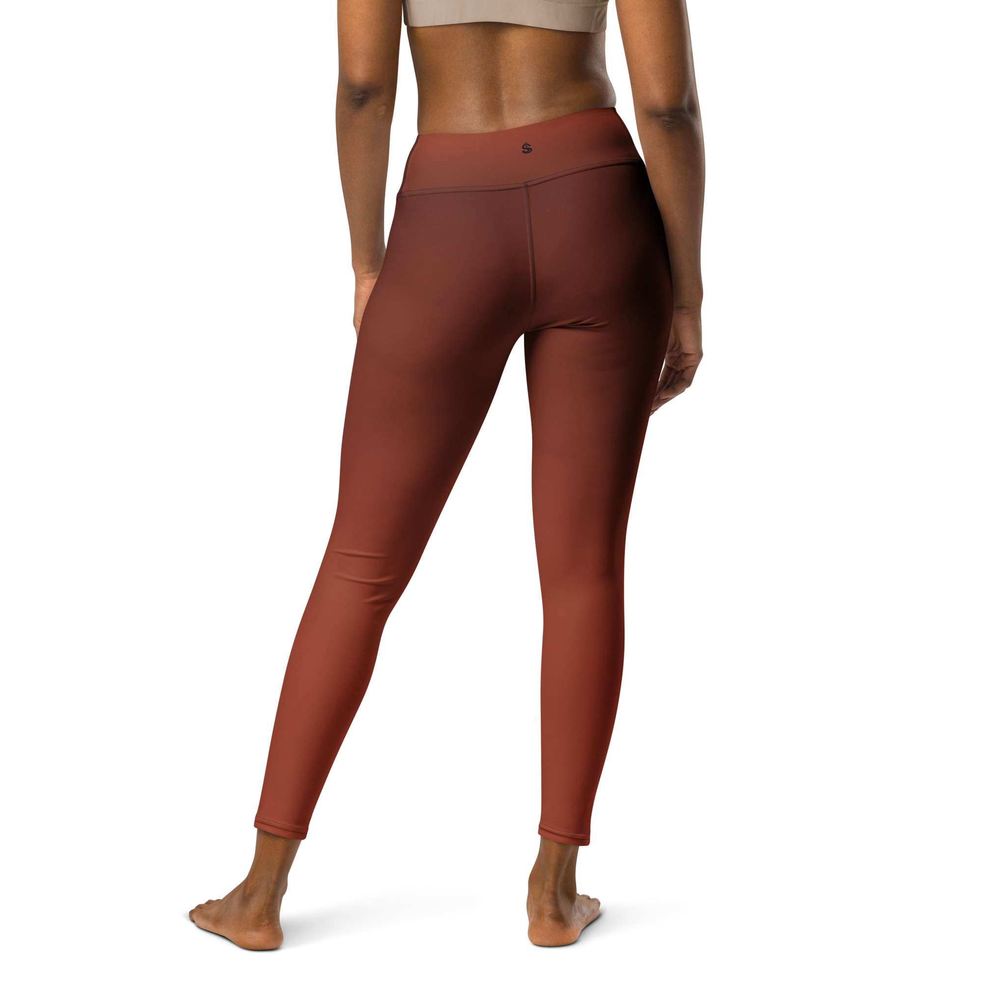 Faded - Terracotta High-Waist Leggings