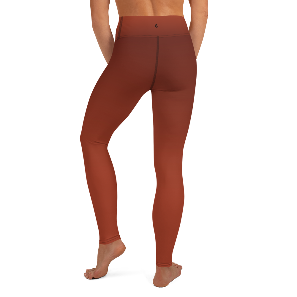 Faded - Terracotta High-Waist Leggings