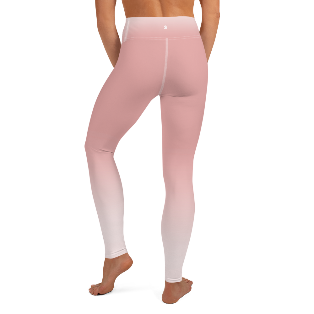 Rose Faded High-Waist Leggings