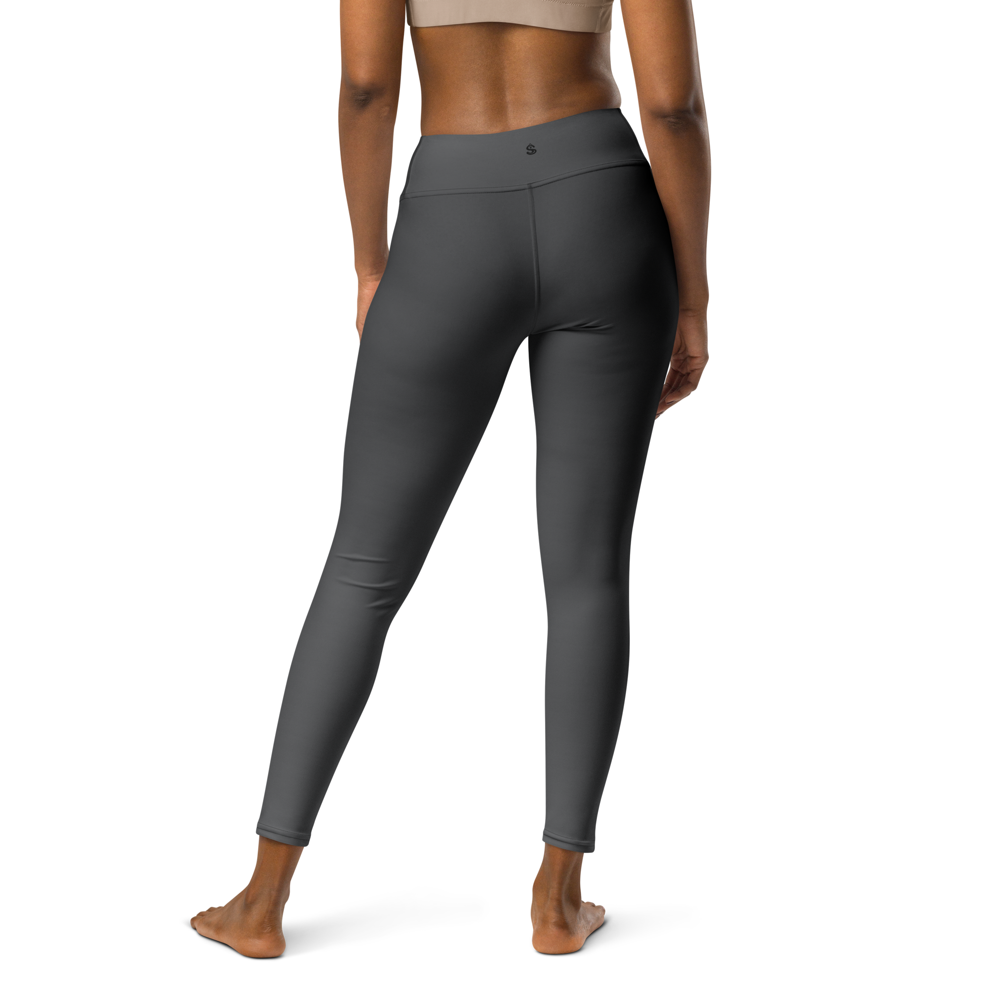 Faded Anthracite High-Waist Leggings