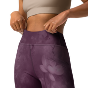 Believe - Eggplant High-Waist Leggings