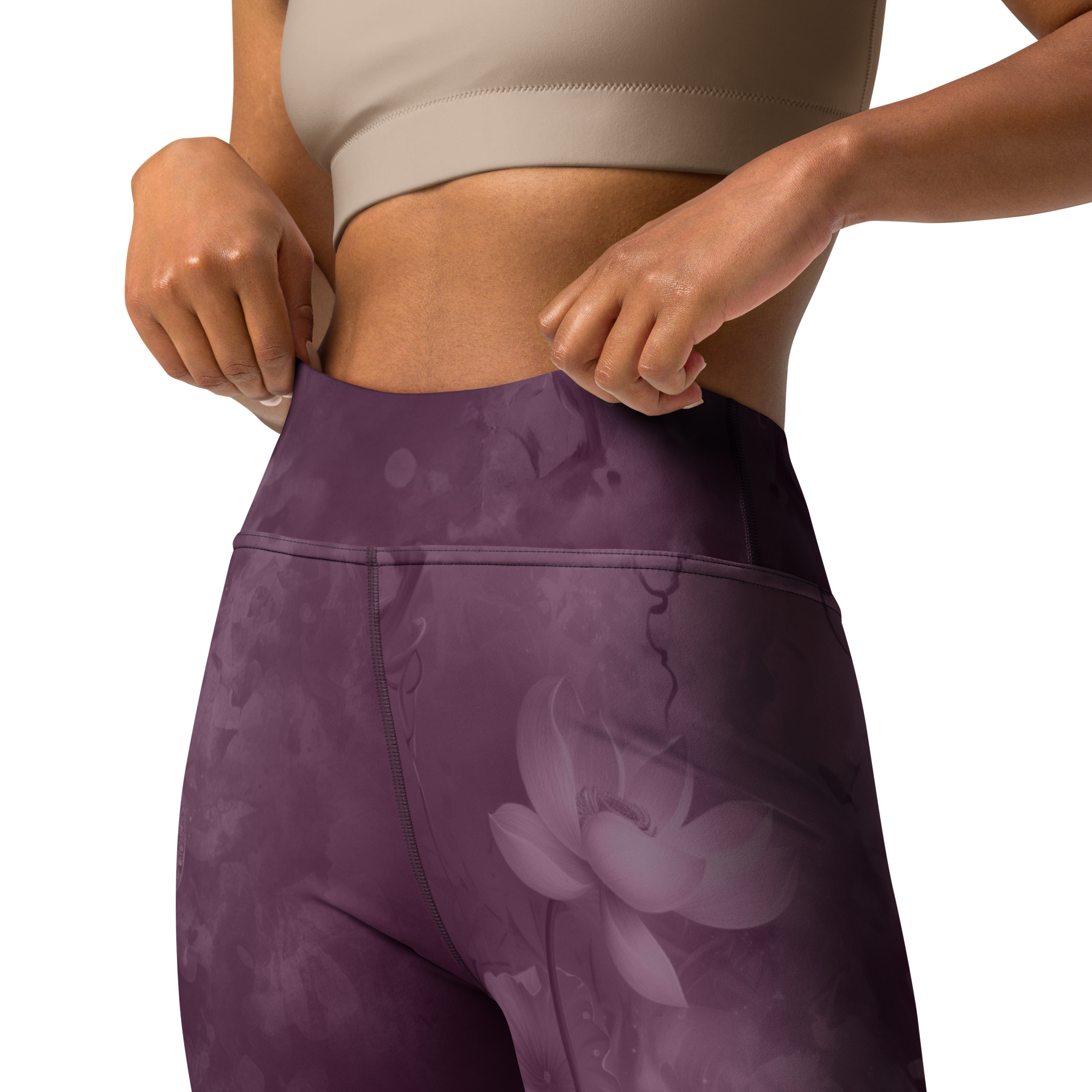 Believe - Eggplant High-Waist Leggings