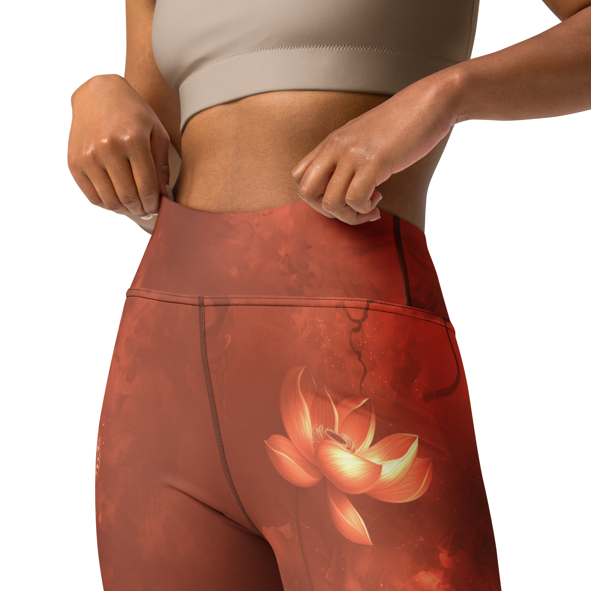 Believe - Terracotta High-Waist Leggings