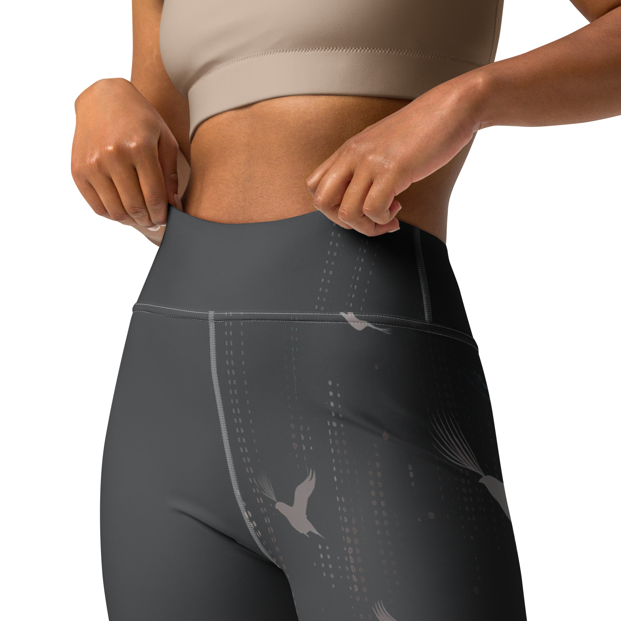 Inner - Anthracite High-Waist Leggings