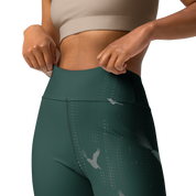 Inner - Green High-Waist Leggings