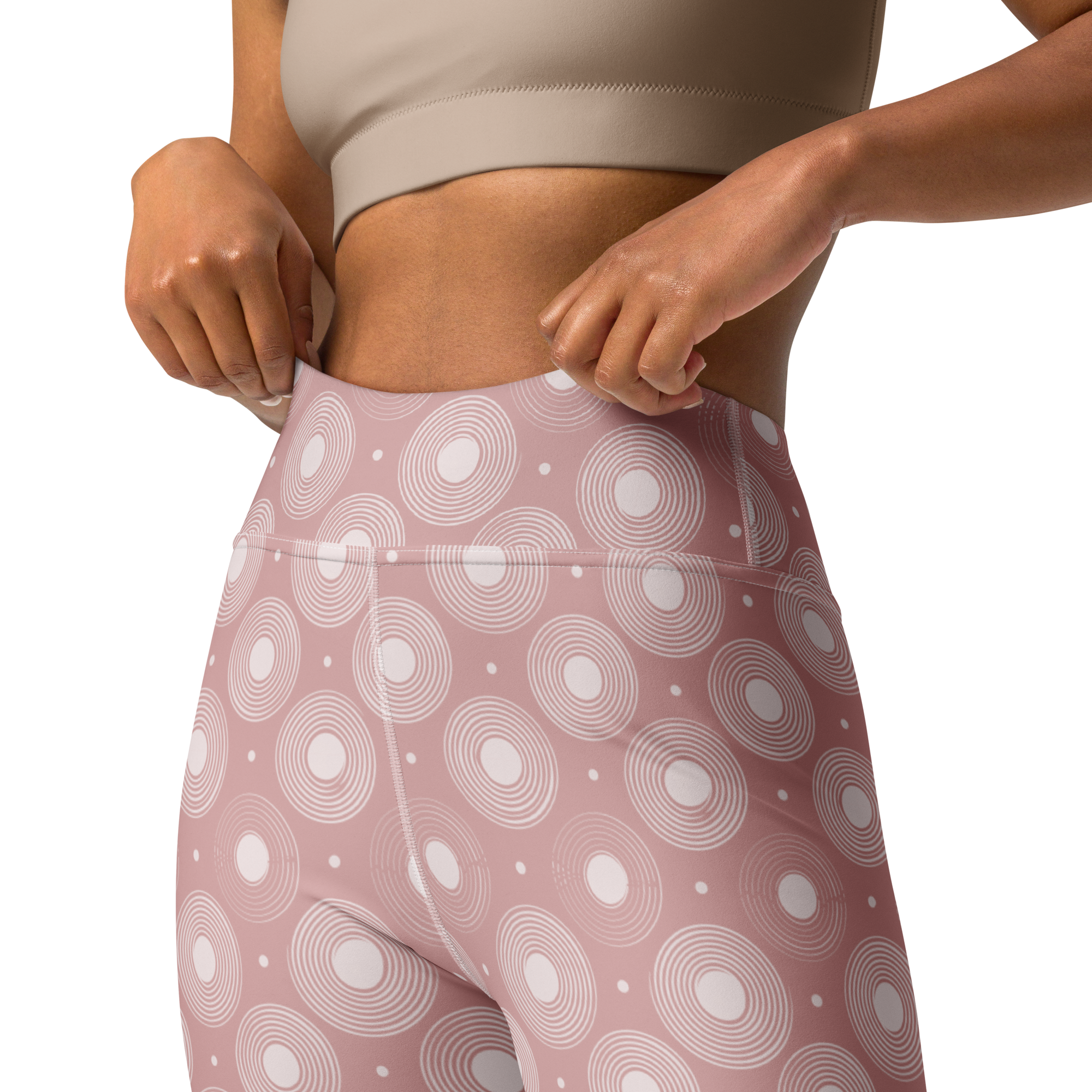 Infinite Circle - Rose High-Waist Leggings