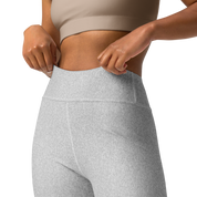 Heather Light Grey High-Waist Leggings