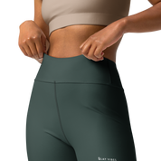 Basics - Green High-Waist Leggings