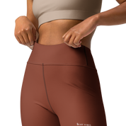 Basics - Terracotta High-Waist Leggings