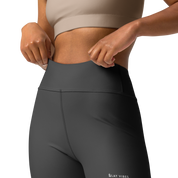 Basics - Anthracite High-Waist Leggings