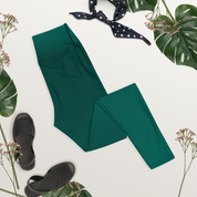 Green Faded High-Waist Leggings