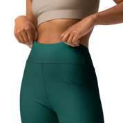 Green Faded High-Waist Leggings