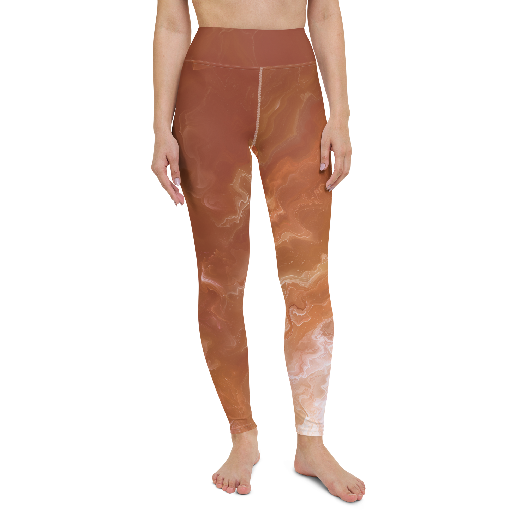 Awaken - Terracotta High-Waist Leggings