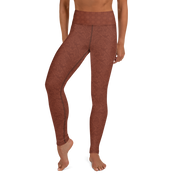 Paisley - Terracotta High-Waist Leggings