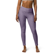 Lavender Paisley High-Waist Leggings