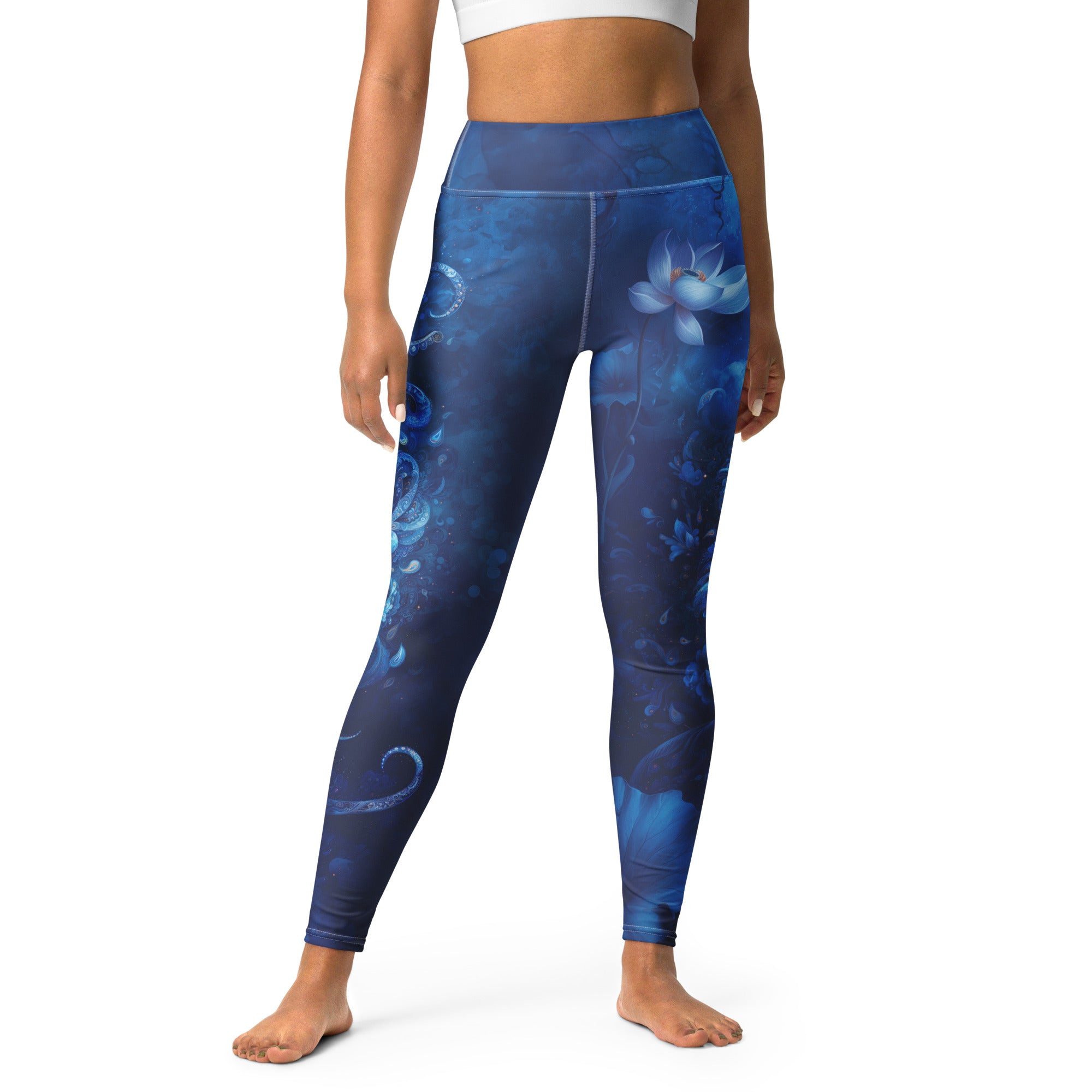 Believe - Navy High-Waist Leggings