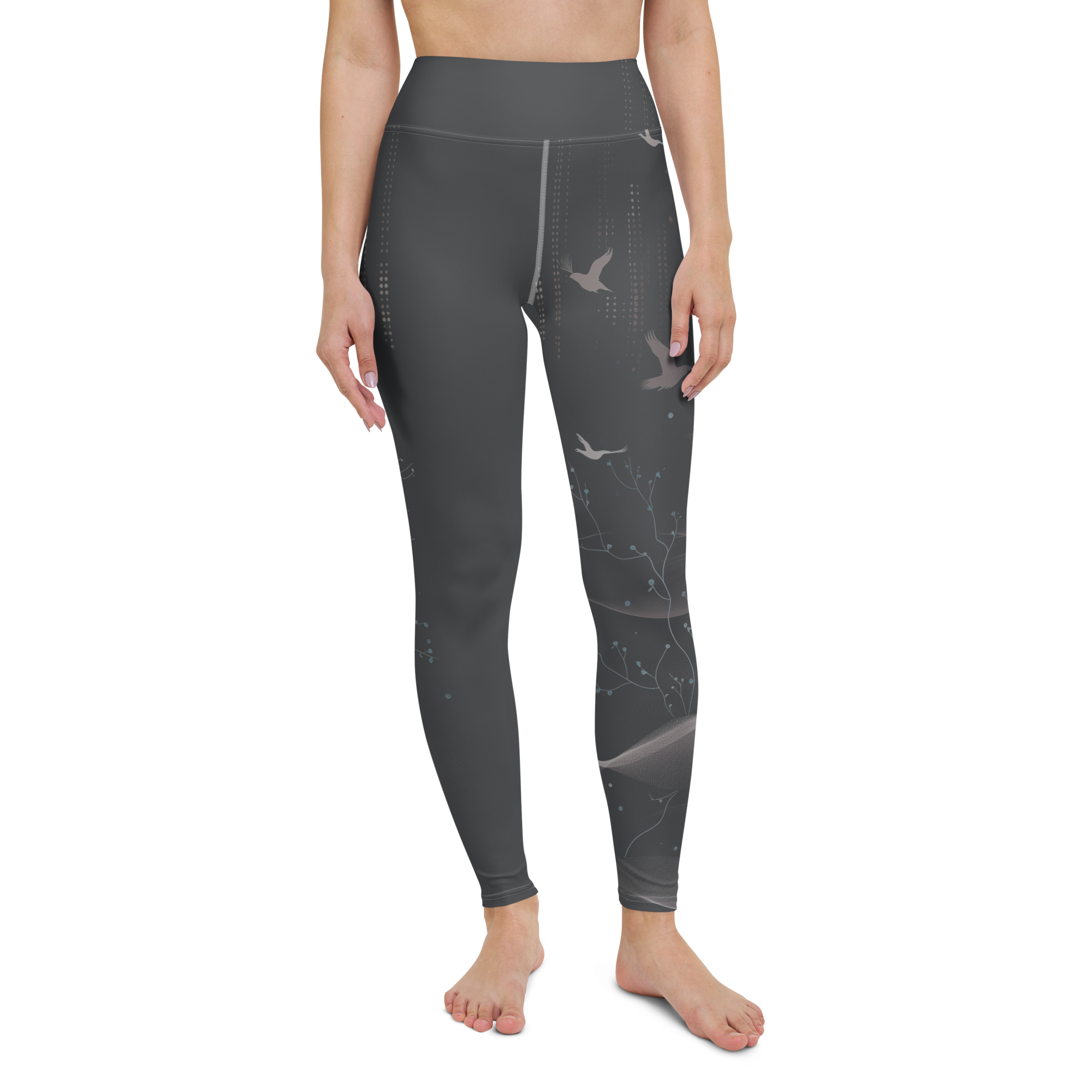 Inner - Anthracite High-Waist Leggings