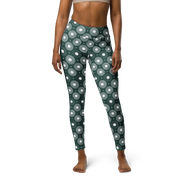 Infinite Circle - Green High-Waist Leggings