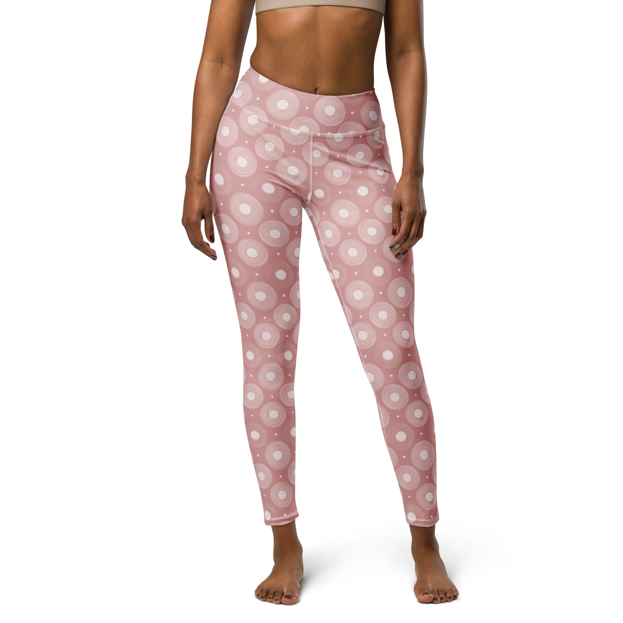 Infinite Circle - Rose High-Waist Leggings