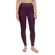 Faded - Eggplant High-Waist Leggings