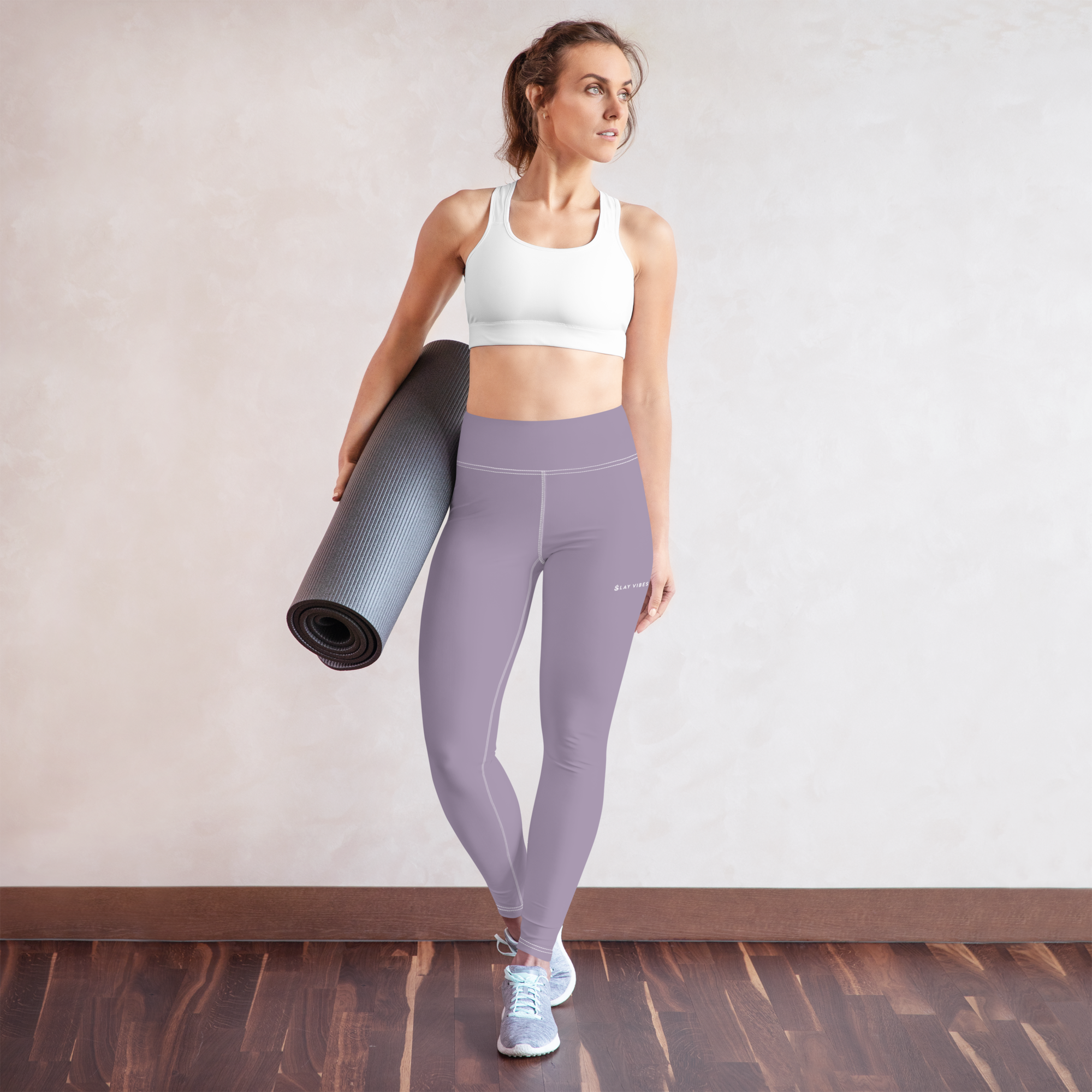 Basics - Lavender High-Waist Leggings